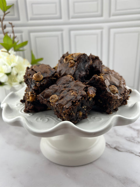 Triple Chocolate Espresso Brownies-Gourmet Oven LLC