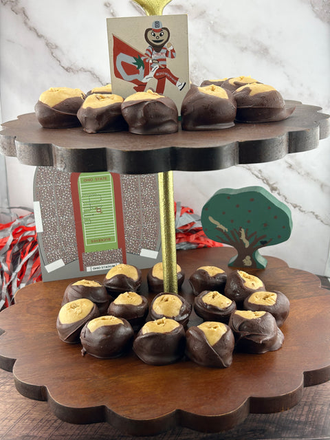 Karen’s Chocolate Peanut Butter Bangin’ Buckeyes-Gourmet Oven LLC