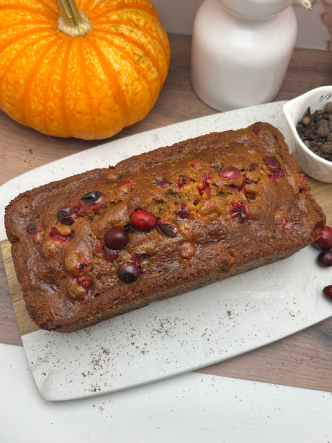 Gourmet Oven Pumpkin Cranberry Bread