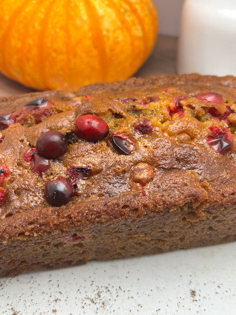 Gourmet Oven Pumpkin Cranberry Bread