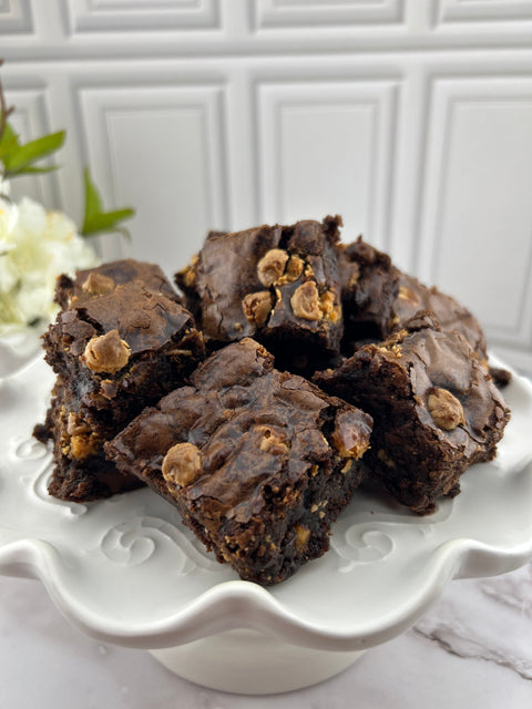 Triple Chocolate Espresso Brownies-Gourmet Oven LLC