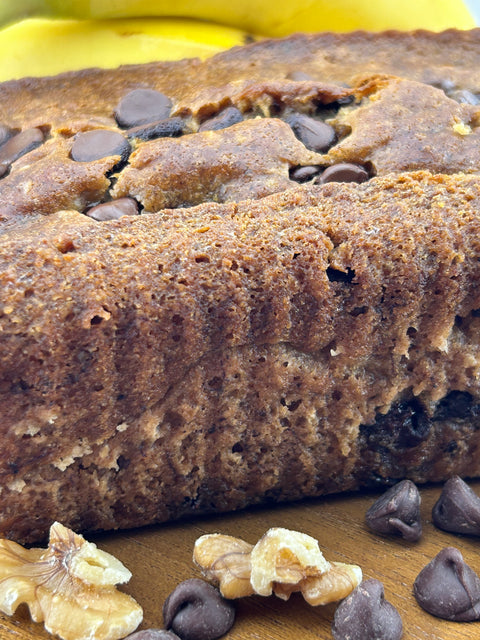 Nana M’s Banana, Chocolate Chip & Walnut Bread-Gourmet Oven LLC