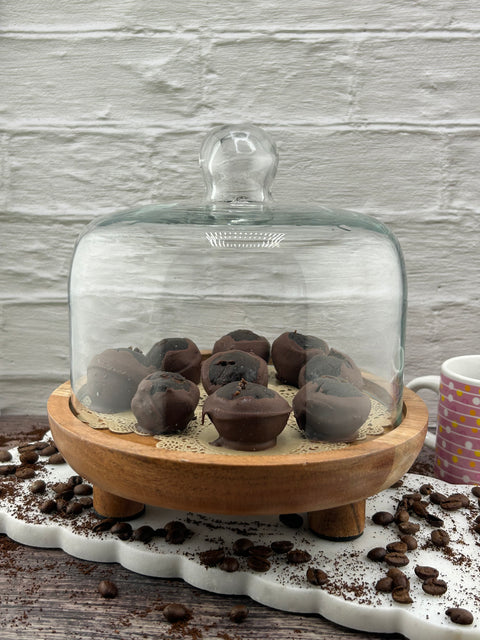 Cafecito Fudge Brownie Bombs-Gourmet Oven LLC