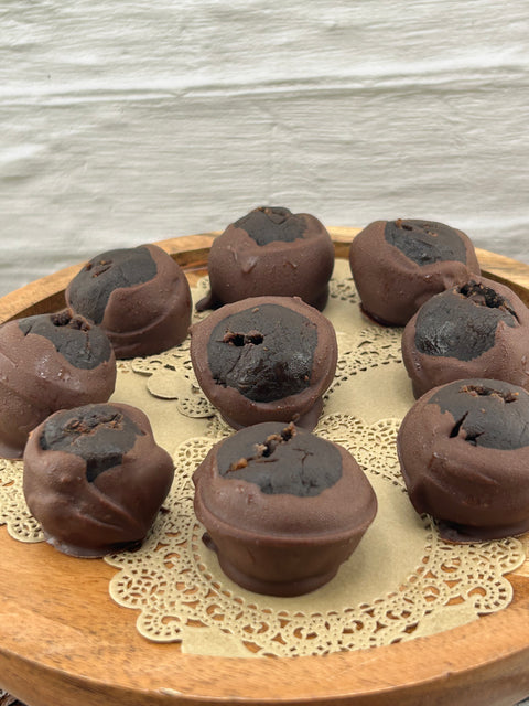 Cafecito Fudge Brownie Bombs-Gourmet Oven LLC